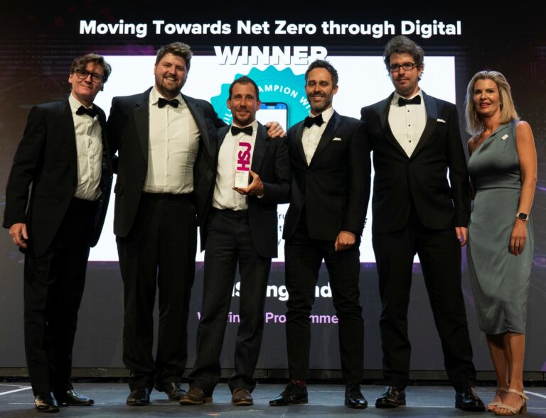 Wayfinder Wins HSJ Digital Award for Driving Net Zero in Healthcare